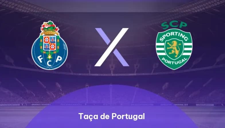Porto x Sporting Palpite | Taça de Portugal – 22/04