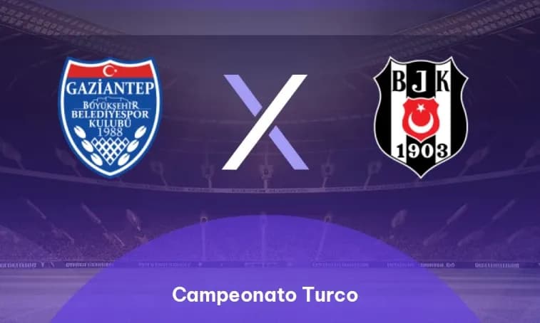 Gaziantep x Beşiktaş Palpite | Análise, Escalações e Odds – 01/05